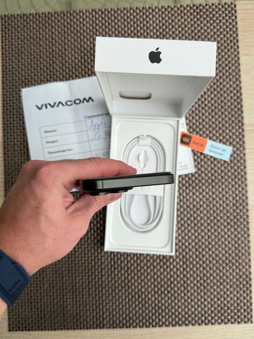 НОВ! 24М Гар. iPhone 16 Pro MAX Лизинг от 76лв/м Black Titanium 256GB