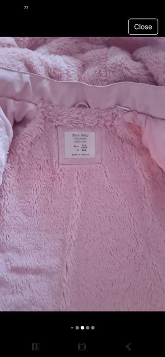 Geaca Zara marimea 104