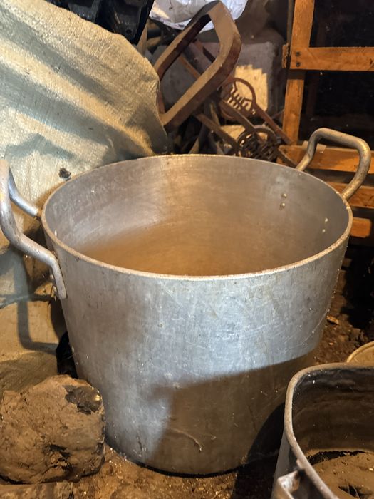 Бак алюминиевый без крышки большой