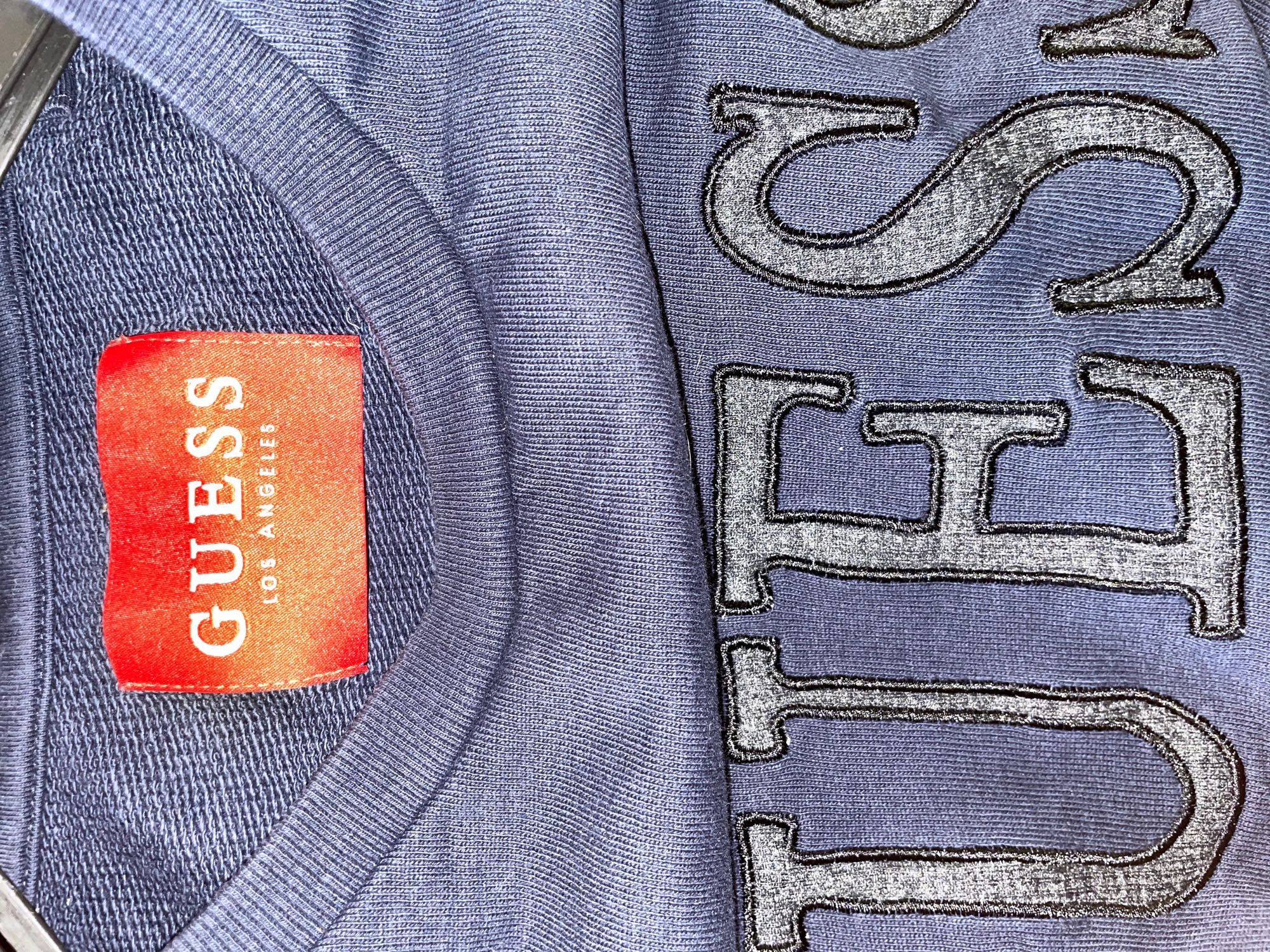 Мъжки суитшърт Guess тъмно син