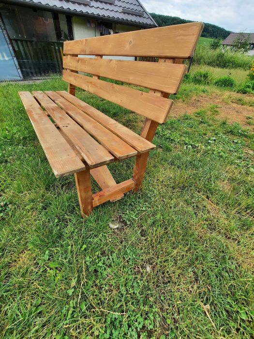 Banca lemn terasa foisor