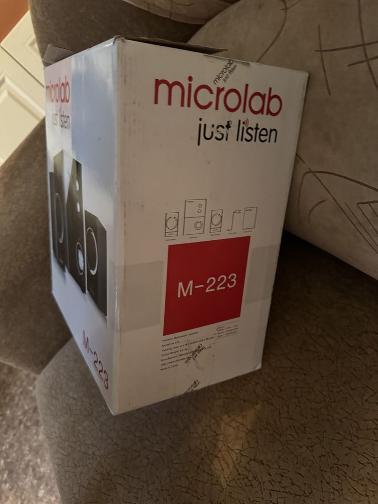 Продам колонку mircolab just listen M-223