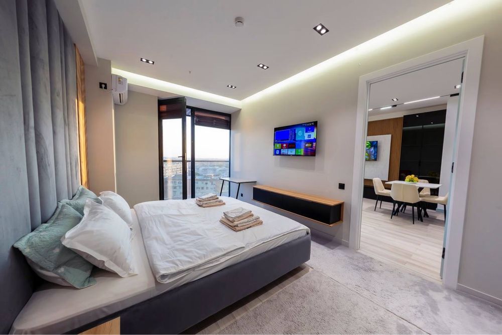 Посуточная 2-комтнатная квартира в NRG U Tower/Kunlik kvartira 2 xona