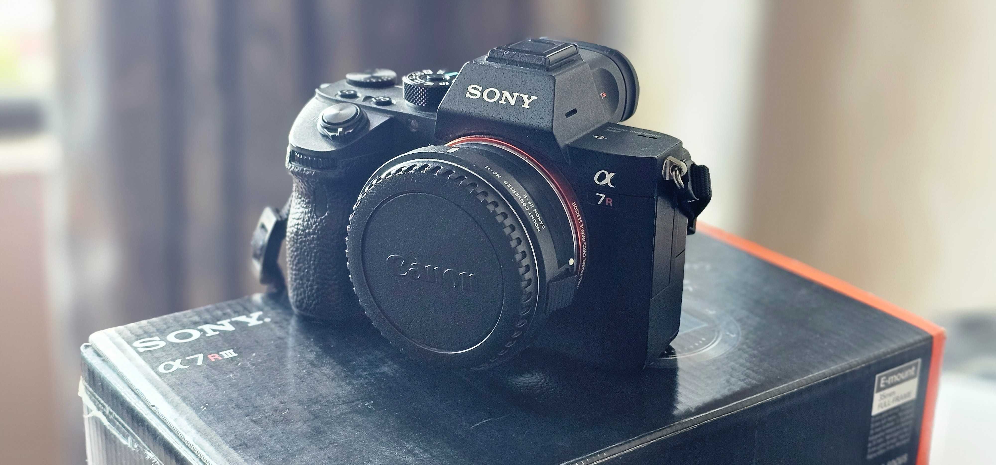 фотоапарат Sony A7R III & Адаптер Sigma - MC-11, Canon EF-E към Sony E