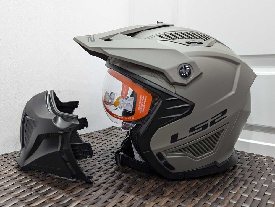 Casca moto scooter /cross LS2 Drifter, marime S - open/full face