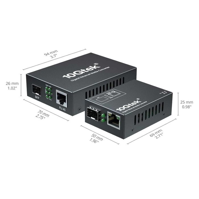 Convertor media Gigabit Ethernet 10Gtek