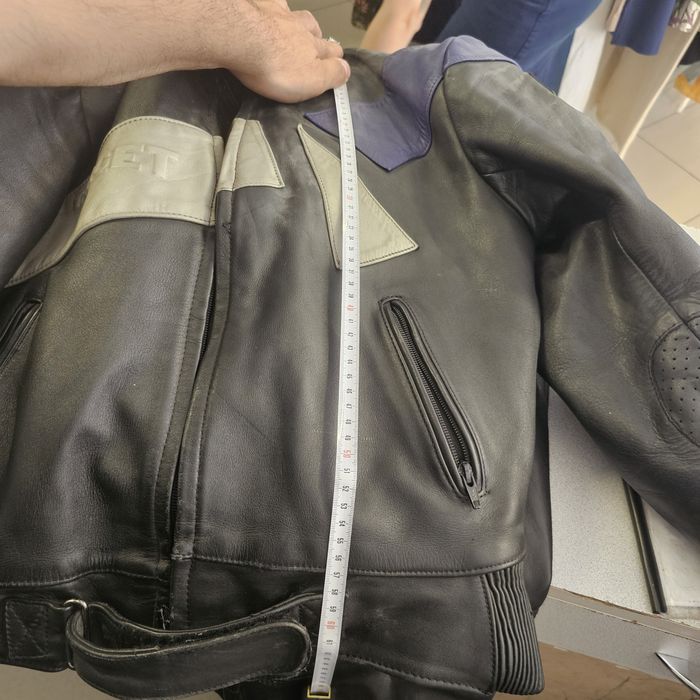 Geaca moto piele Target mar 56 XXL