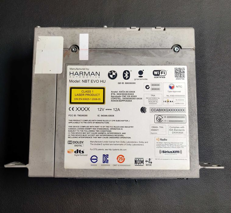 Navigatie BMW NBT EVO B209 HW 2.1 APIX 2, FM, GPS, 4GB - G Series