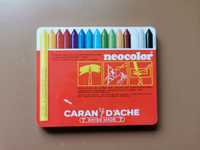 Creioane pastel cerate Caran D'ache Neocolor, profesionale artiști.