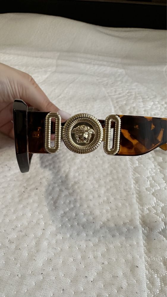 Ochelari de soare Versace maro, noi