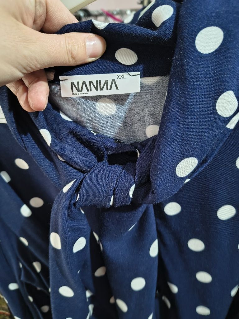 Rochie albastra, noua, marimi XXL, XXXL, XXXXL