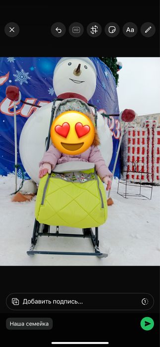 Зимние санки Ника