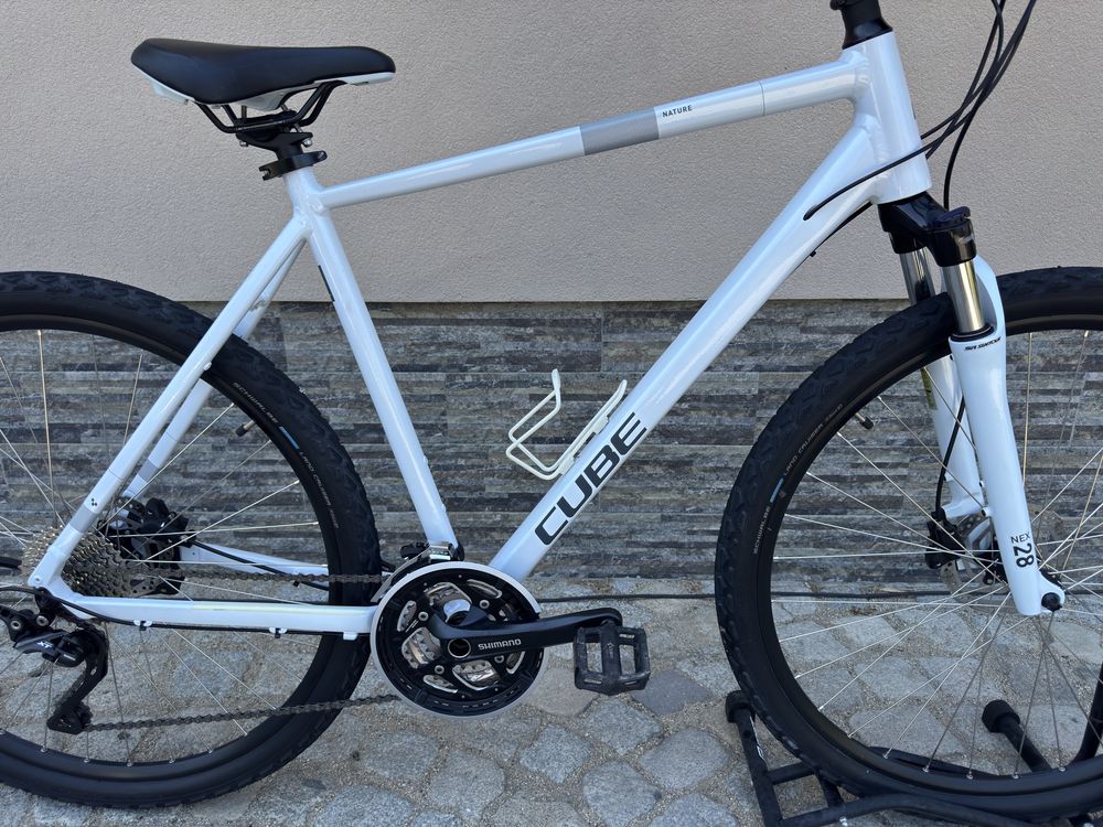 Велосипед CUBE Nature PRO WHT GRY размер: 28/L
