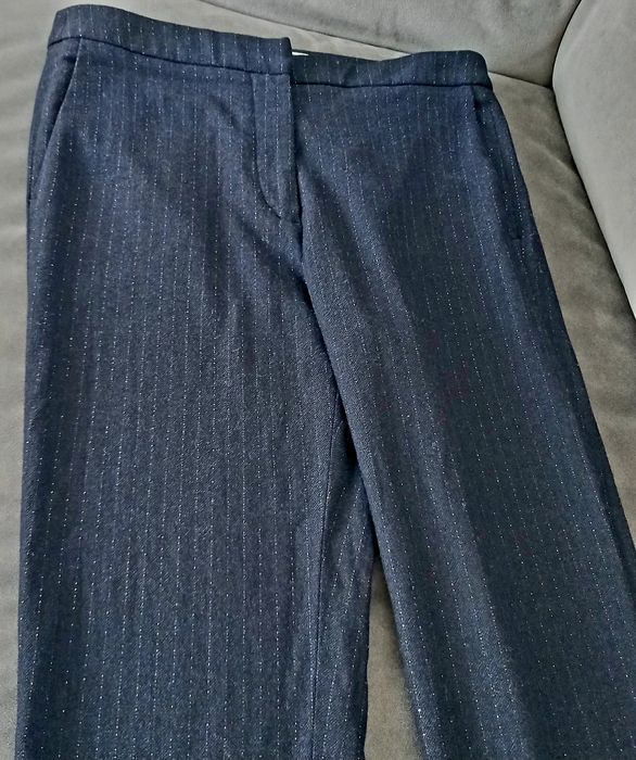 Pantaloni Sandro Paris  S  fir argintiu