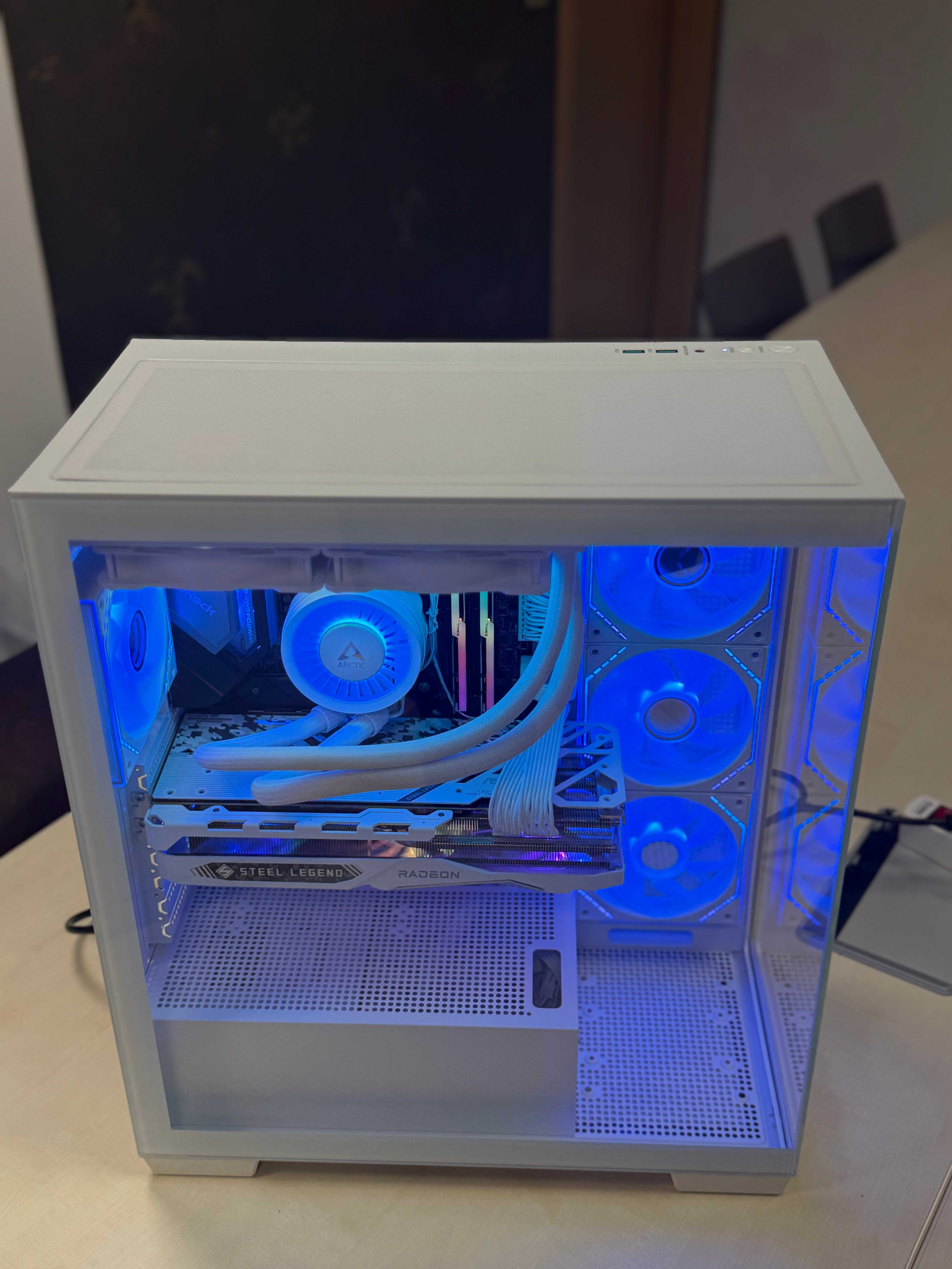 White Knight RGB Gaming PC/Ryzen 7 5700/32 GB RAM/ 1TB/7700XT 12 GB