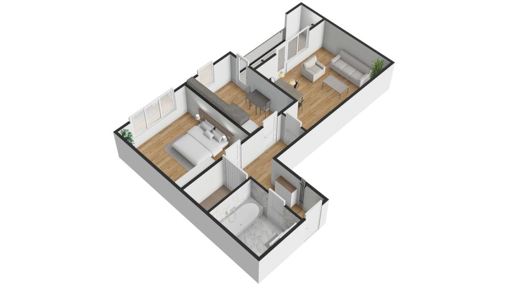 Apartament 2 camere si Bucatarie SEPARATĂ - Direct DEZVOLTATOR