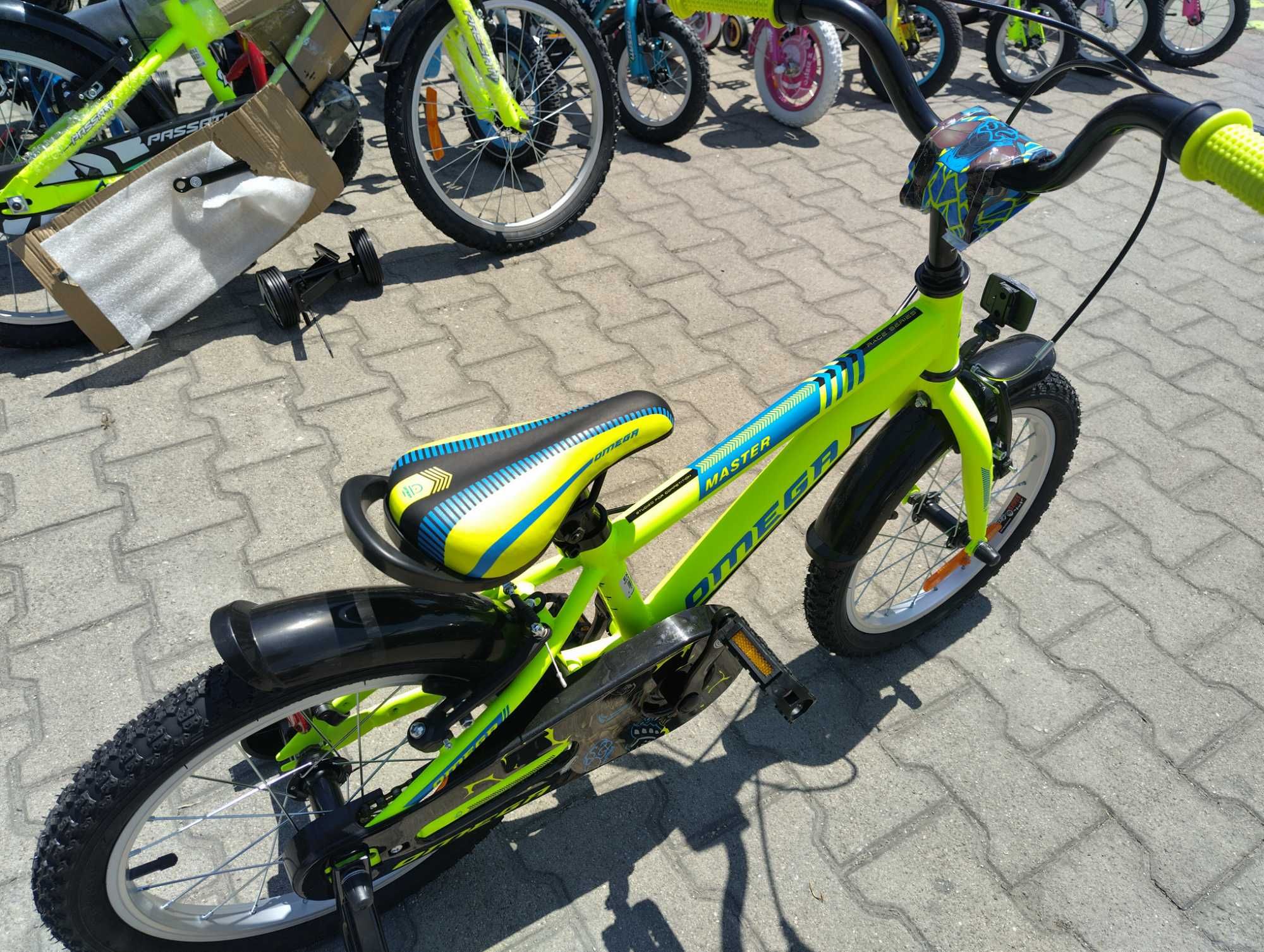 Детски велосипед 16" MASTER жълт