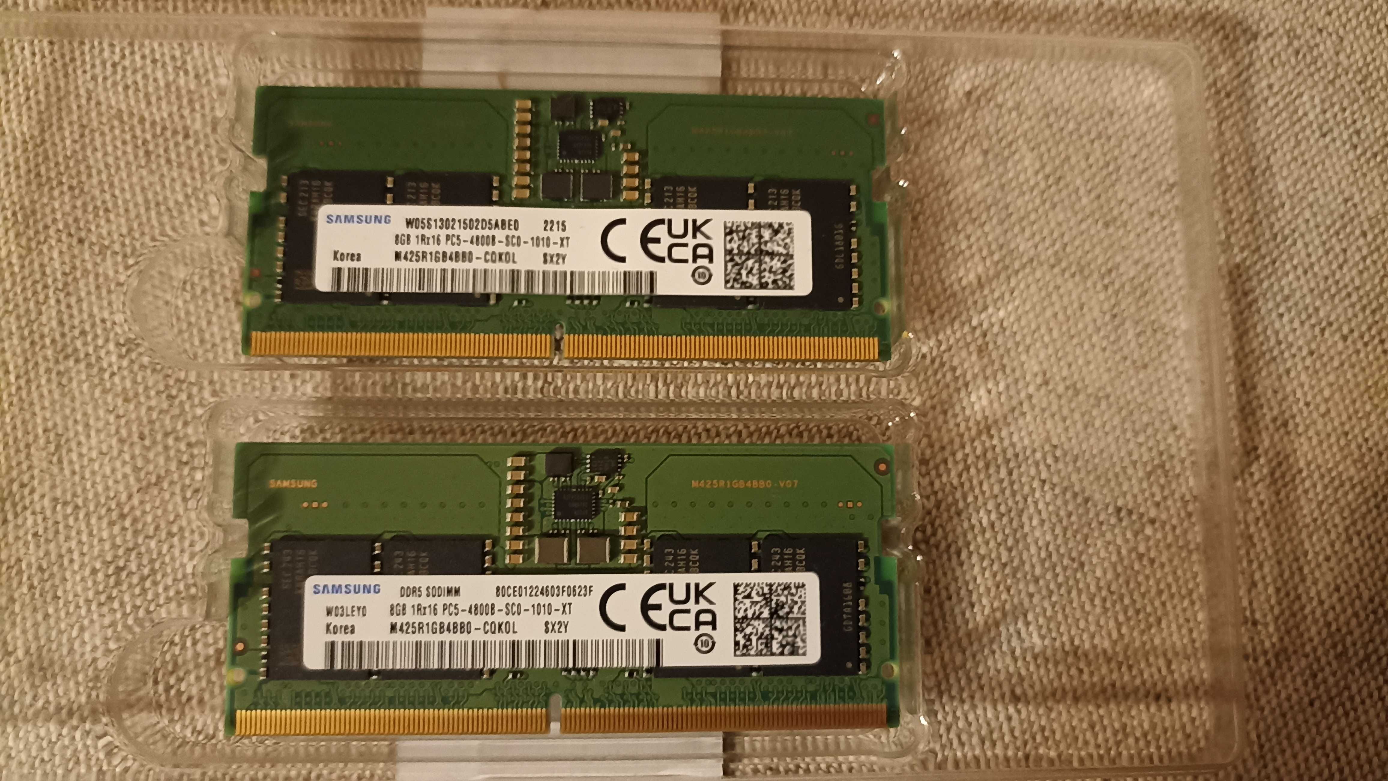 Kit memorie Samsung DDR5, 16 Gb, 4800 GHz 2x8 Gb - dual channel kit