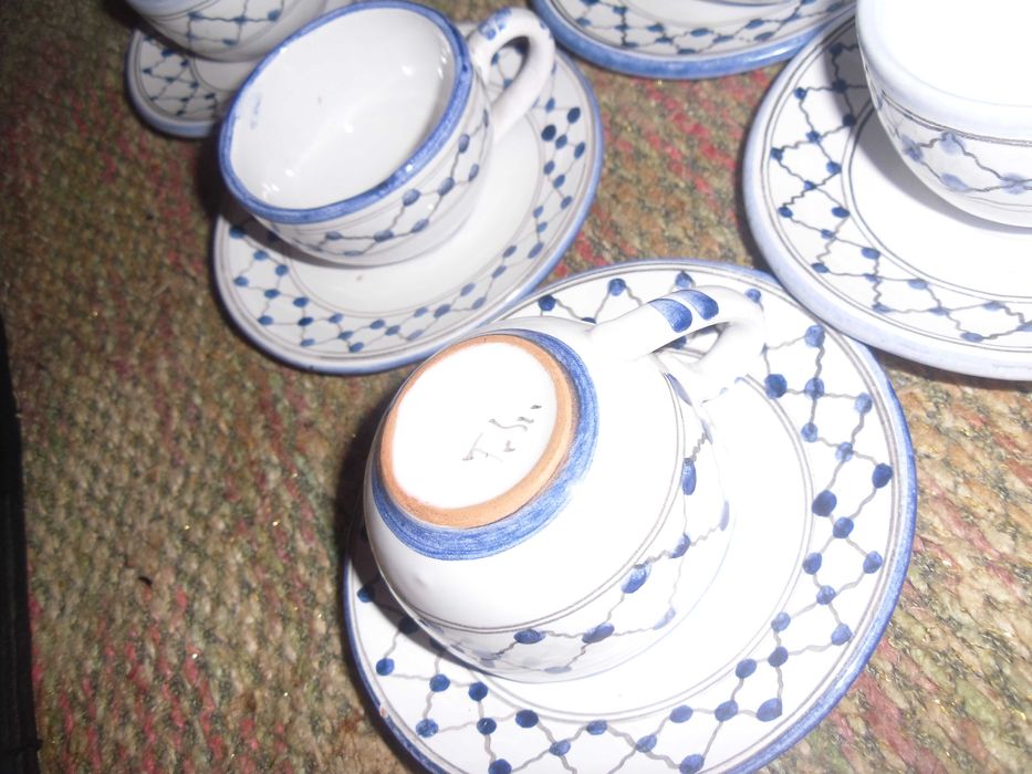 set 6 cesti  ceramice pictate