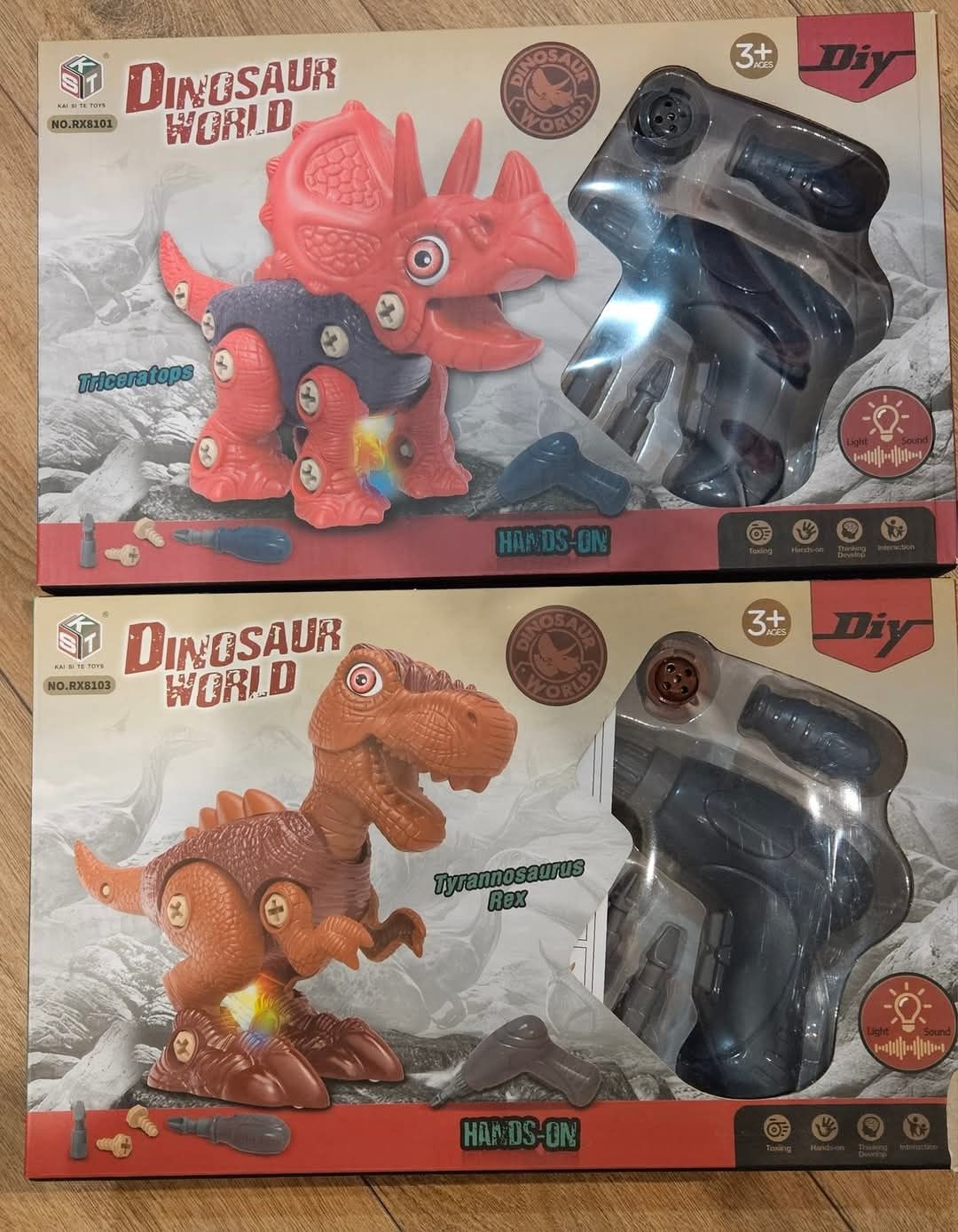 Динозаври -  играчки за сглобяване, 3+ год