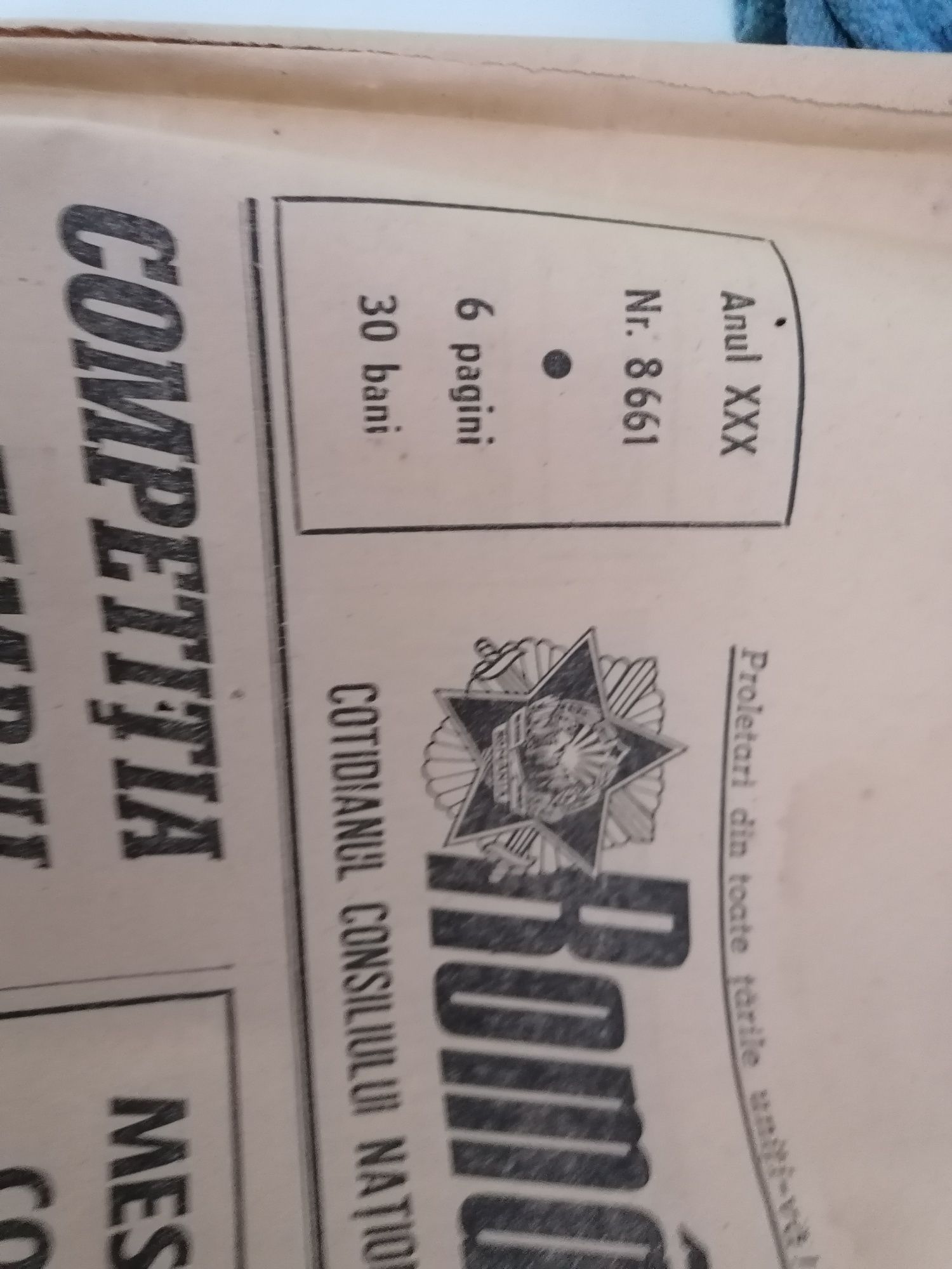 Ziar vechi anul 1972