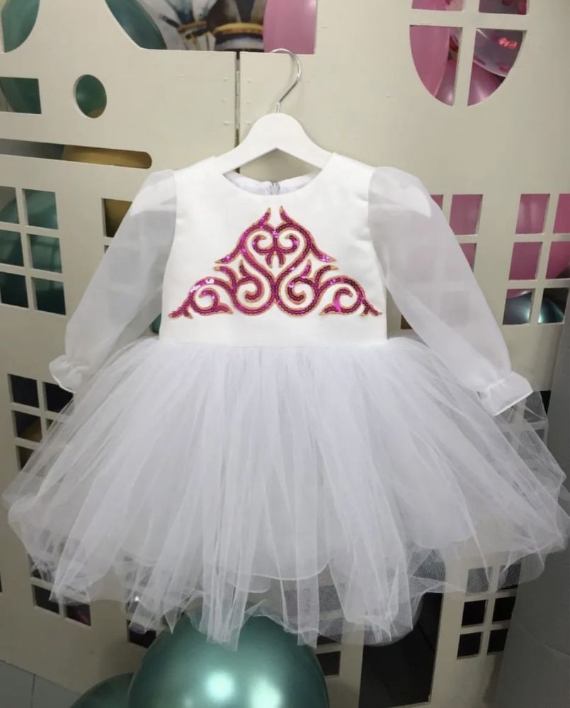 казахское Платье для девочек