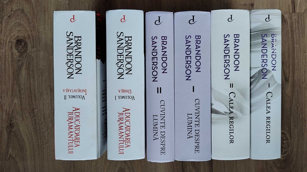 Brandon Sanderson - seria Arhiva luminii de furtuna (6 volume)