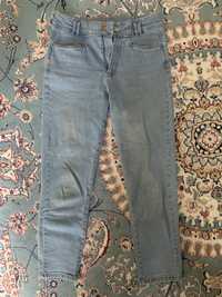 Светлые плотные джинсы Mom
