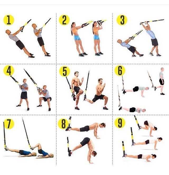 CrossFIT комплект за тренировка - ремъци с ръкохватки