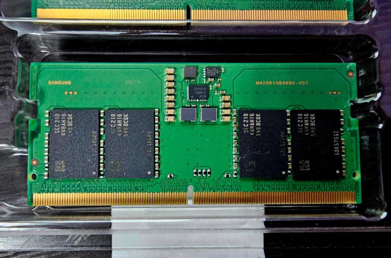 НОВА RAM памет Samsung 16GB (2x8GB) DDR5 SODIMM 4800 MHz ОЕМ за лаптоп