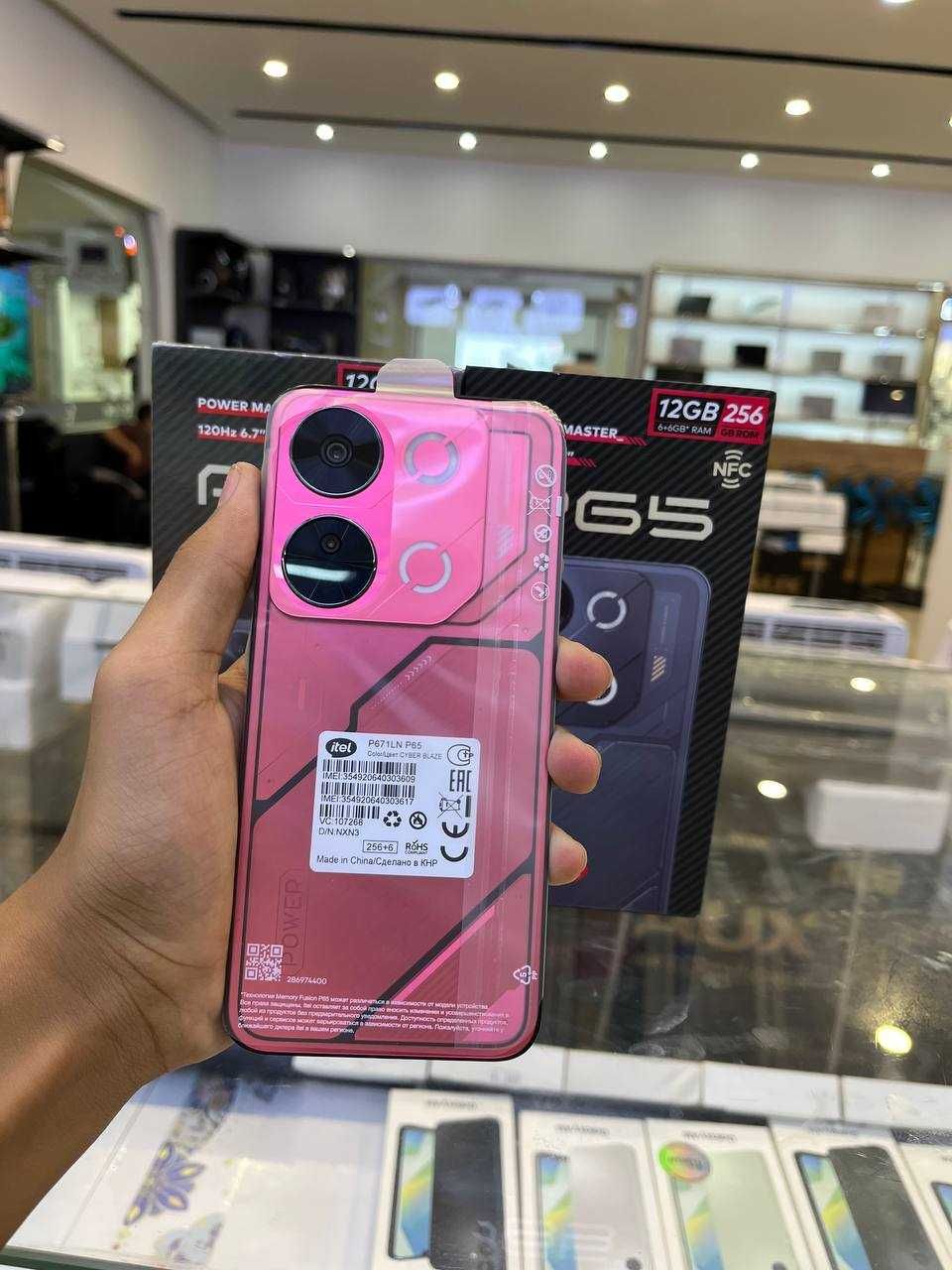 Itel P65 12/256Gb 115$ super skidka narxda ulgurib qoling!