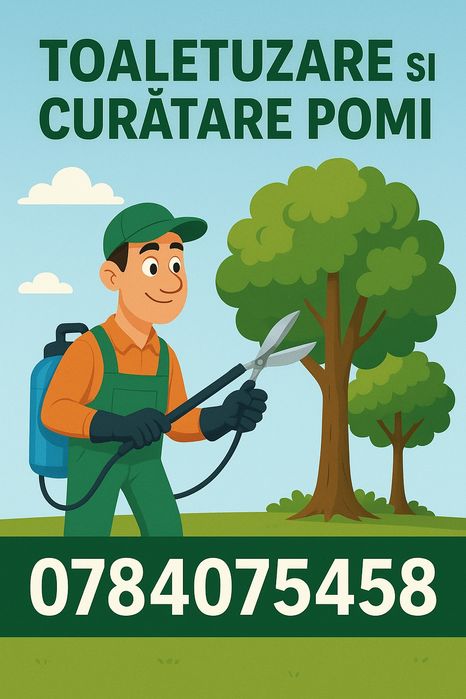 Curățare livezi pomi fructiferi jud. ALBA