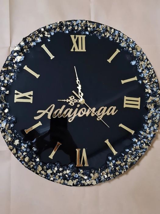 Epoksidniy smoladan soat, часы из эпоксидной смолы