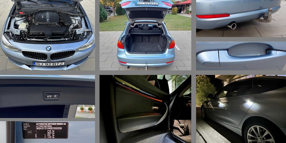 BMW F34 320d GT 184cp E6 *2014* Panorama/Navi Car-Play/KeyLess/Piele