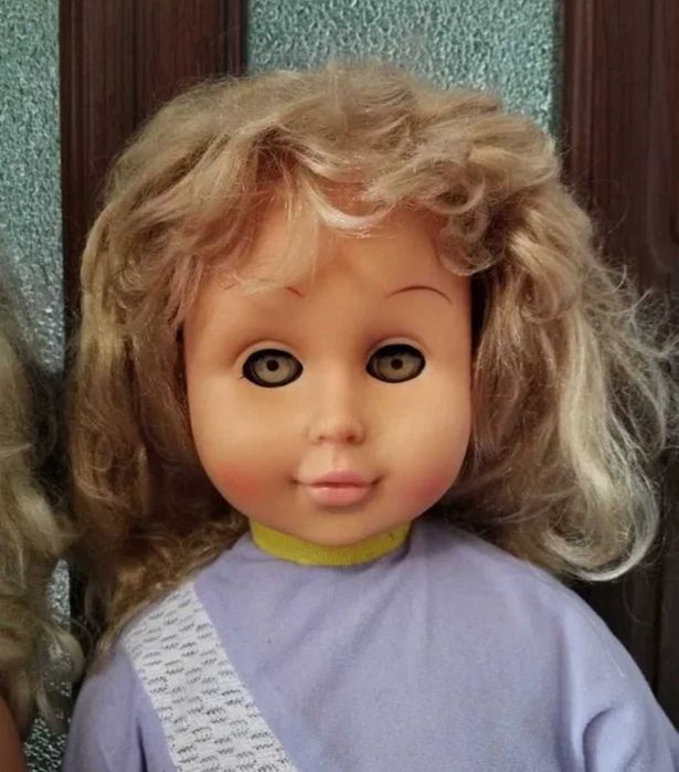 Lot papusi vechi Aradeanca 85 cm, De colectie, Perioada comunista RSR