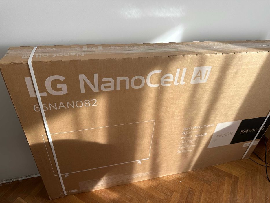 Чисто нов LG 65NANO82 модел 2025, неразопакован, с 2 години гаранция