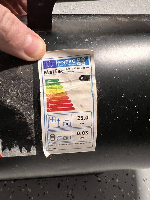 Tun caldura, aeroterma gaz