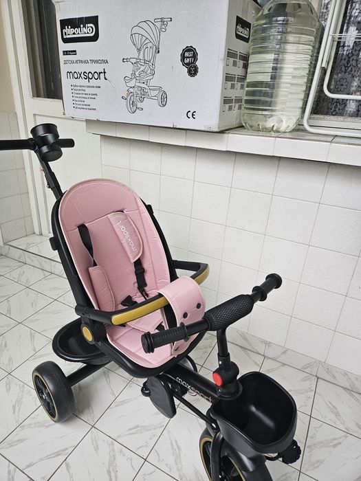 Chipolino Детска триколка със сенник MAX SPORT. Чисто нова! Сглобена.