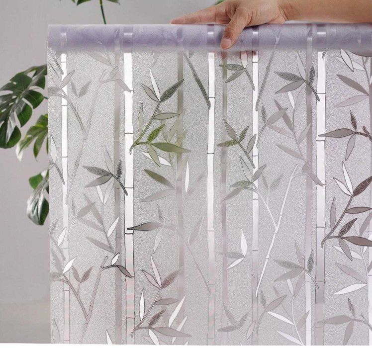 3D Статическая цепляющая крышка Матовое оконное стекло Пленка Наклейка