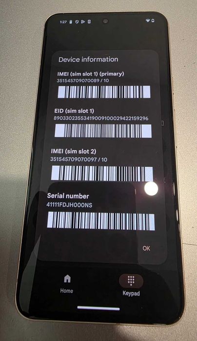 Google Pixel 8 Rose 8GB RAM 128GB Android 16