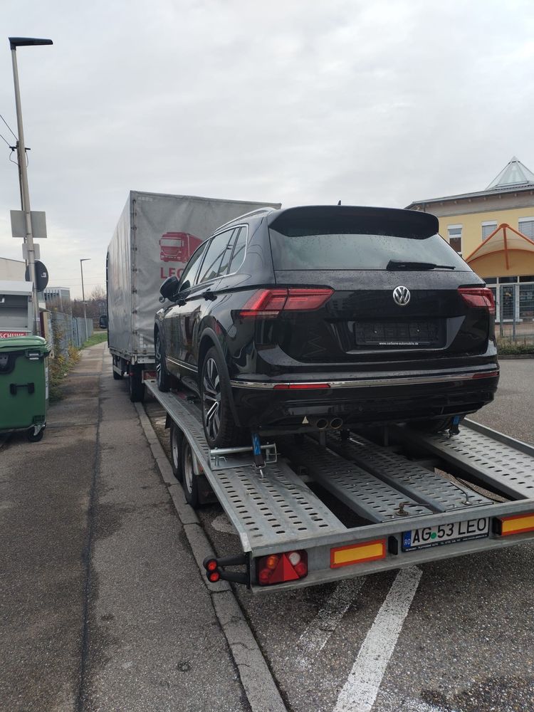 Transport masini Germania Austria ROMANIA  BE NL auto pe platforma