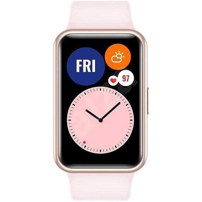 Smartwatch HUAWEI Watch Fit Sakura Pink Roz, Black Negru Nou Sigilat
