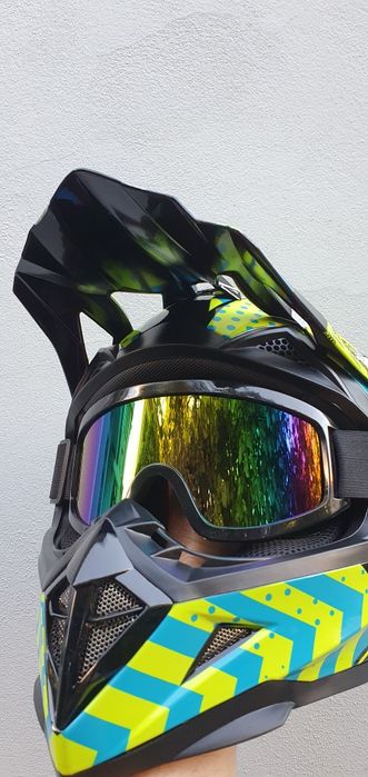 Casca protectie atv enduro motocross bine dawnhill bicicleta trotineta