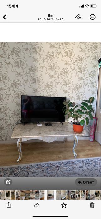 Мебель для спальня и стол мраморный