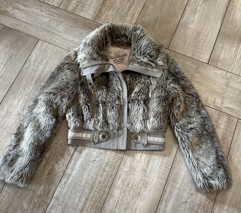 Geaca de blană River Island S/M