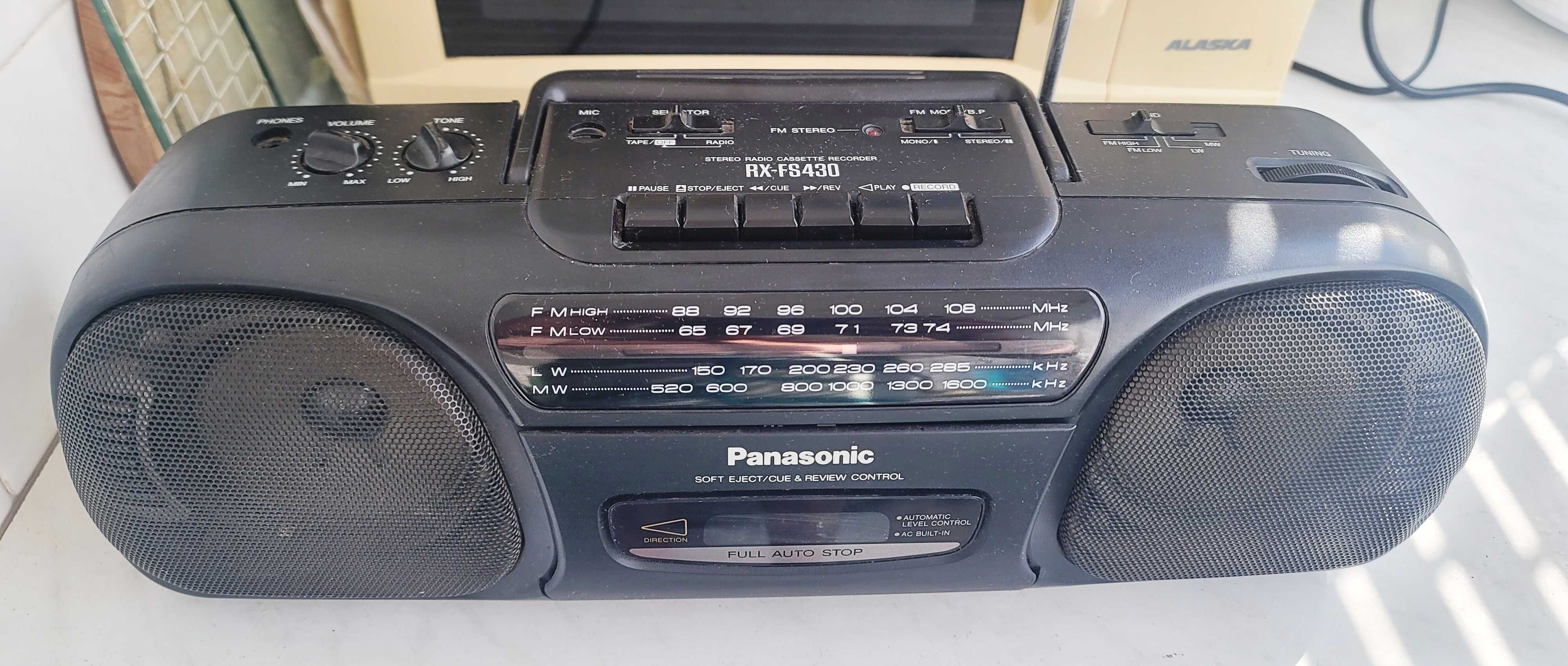 Стерео радиокасетофон еднокасетъчен PANASONIC RX-FS430