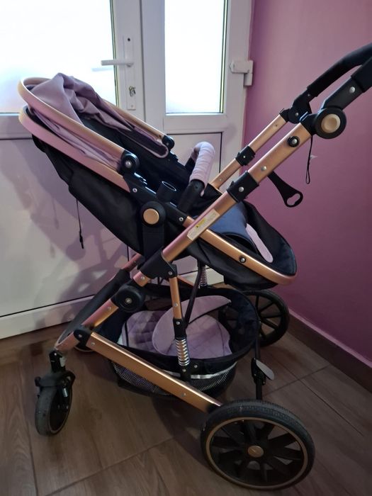 Cărucior  copii pliabil 2 in 1 + scoica