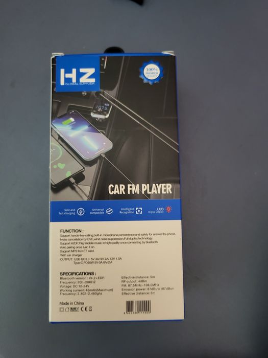 Блютуз приемник с прикуривателя