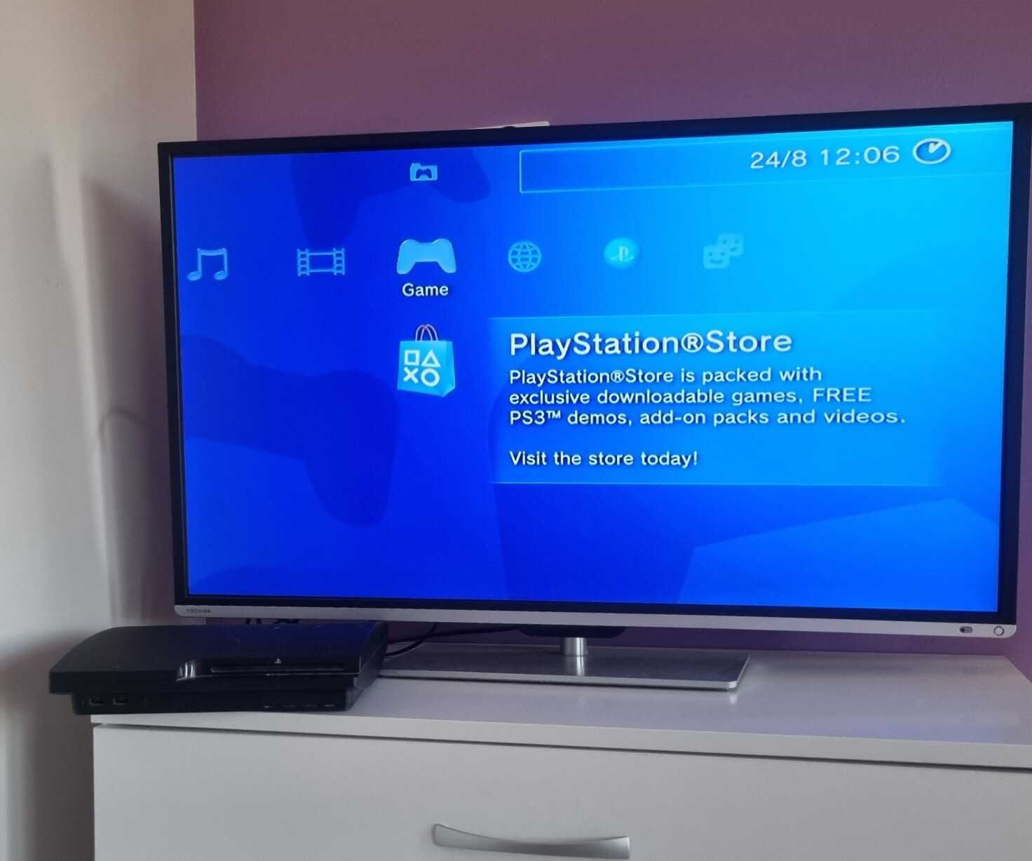 Playstation 3 с джойстик и игри