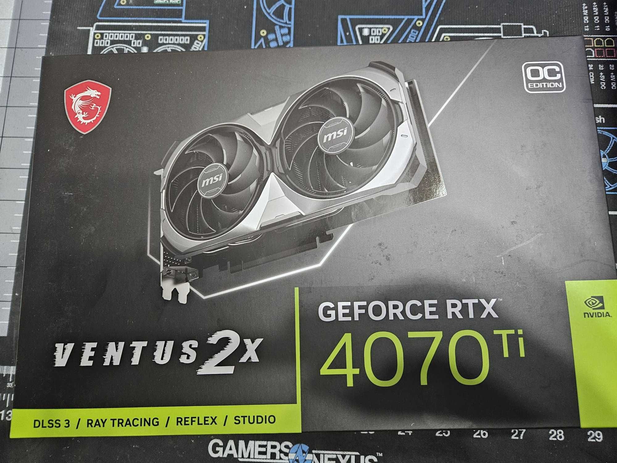 Placa Video RTX 4070Ti 12GB GDDR6X MSI VENTUS 2X noua sigilata